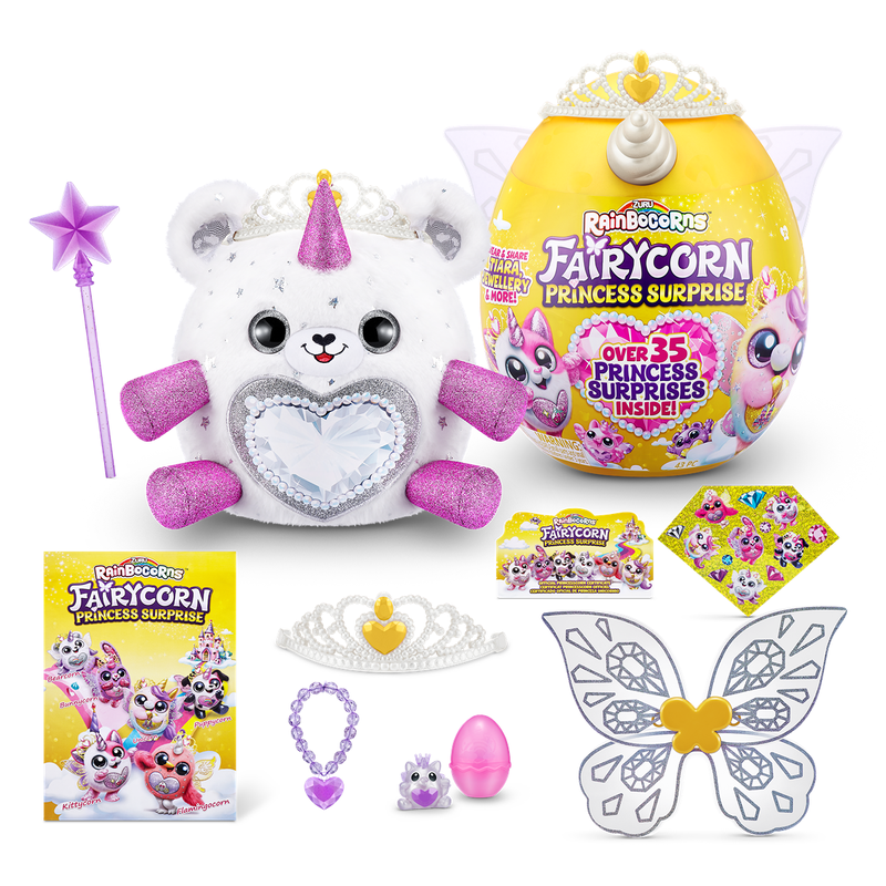 RAINBOCORNS Surpriza, jucarie de plus, Unicornul Curcubeu Fairycorn Cu Aripi infant-ro
